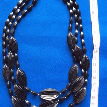 Antique/vintage Phenolic ?? Necklace - Art Deco