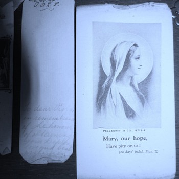Magnificent Devotional Ensemble 1920's - Part II - Paper