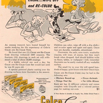 1950 Celco Advertisement