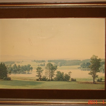 Georg Schrimpf Painting - Folk Art