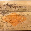 Returned check from 1901 and a loan receipt from 1915