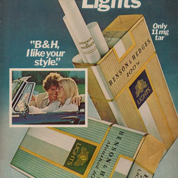1979 - Benson & Hedges Cigarettes Advertisement