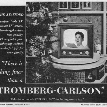 1951 - Stromberg Carlson Television Advertisement