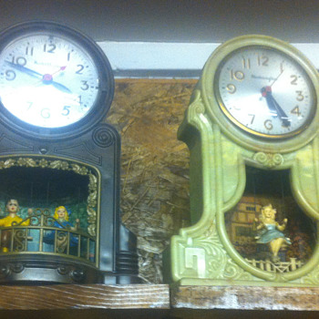 MasterCrafters Swinging Playmates and Swinging Girl - Clocks