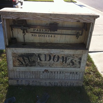 Meadows Pitless Antique Farm Scale