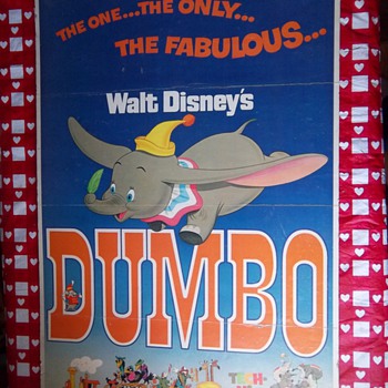 1972 Disney's Dumbo Movie Poster - Movies