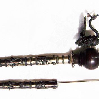 Dragon pipe and dagger (or letter opener)