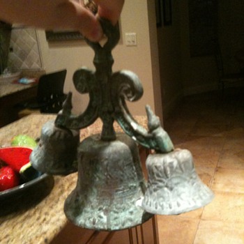Old Metal Church Bells - Christmas