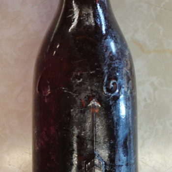 Brown Coke Bottle with One Arrow - Bottles