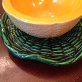 Cantaloupe Bowl Set by Arcadia Ceramics, Inc.