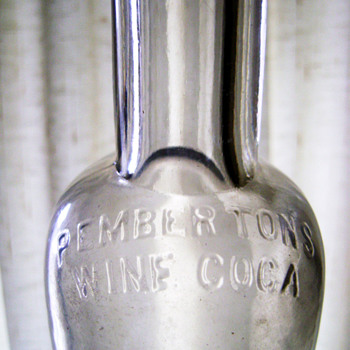 Pemberton's French Wine (Coca- Cola precurser) Bottle - Coca-Cola