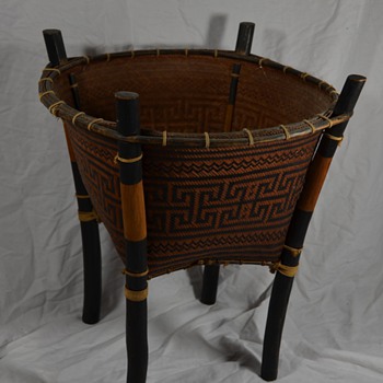 Native Storage Basket Unknown Choctaw or Cherokee One of a Kind