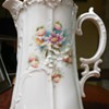 Please help identify age and maker of Porcelain Chocolate pot set