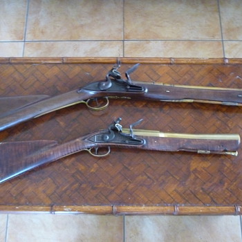 Brass barreled blunderbuss's