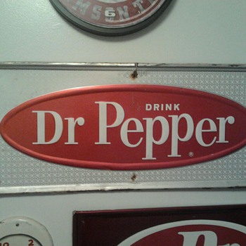 1960's Dr Pepper Sign