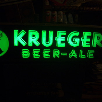Krueger light lit up