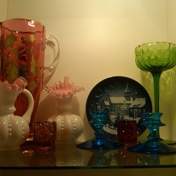 Newly aquired box lot of glass from a local auction - Glassware