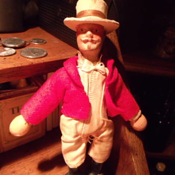Schonhut reduced size ringmaster circus doll. - Dolls