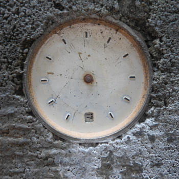 Watch Embedded in Concrete -- Time Capsule? - Wristwatches