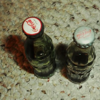 MINATURE COCA COLA BOTTLES