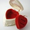 ivory celluloid heart ring box