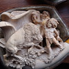 Antique really ornate Indian/Buffalo Meershaum pipe (and American Eagle one too)