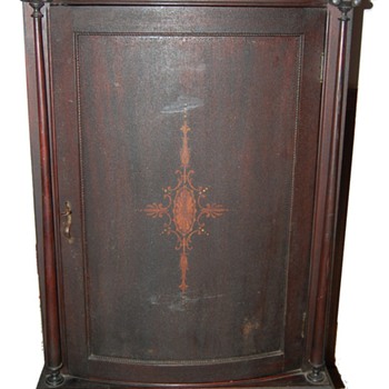 Antique Mahogany Record Stand - Furniture