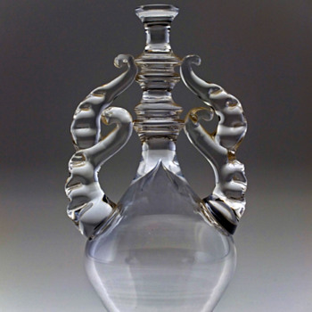 Top of "Parispokalen" - Simon Gate/Knut Bergqvist, Orrefors 1922. - Art Glass