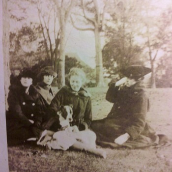 1914 ladies and their Pit Bull - Photographs