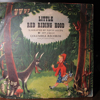 1947  Two Record set of Little Red Riding Hood - Records