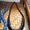 Black Lucite Necklace