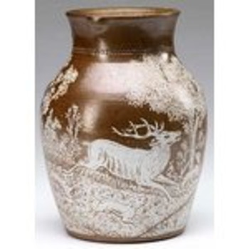 Charles Graham Salt Stoneware Acid - Pottery