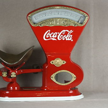 #4 decaled coca cola toledo scale - Coca-Cola