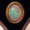 Antique Victorian Crystal Fire Opal 27mm x 22m Turning To Pendant HELP!