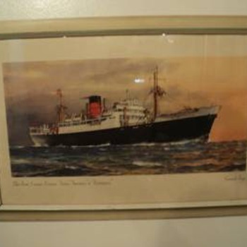 The Fast Cargo Liners, "Asia", "Arabia", & "Assyria" - Posters and Prints
