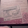 Broadway limited fare stub from the pullman company. Date stamped on it is mar. 24 1939