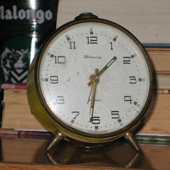Antique 1950's German Blessing alarm clock.