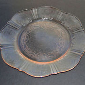 American Sweetheart Depression Glass - pink - Glassware