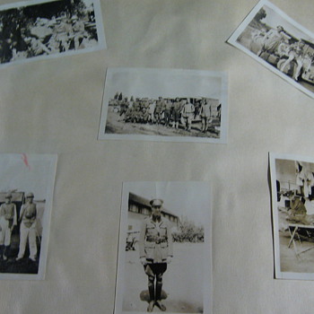 More photos including some of his military photos