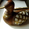 antique 18th century duck wooden