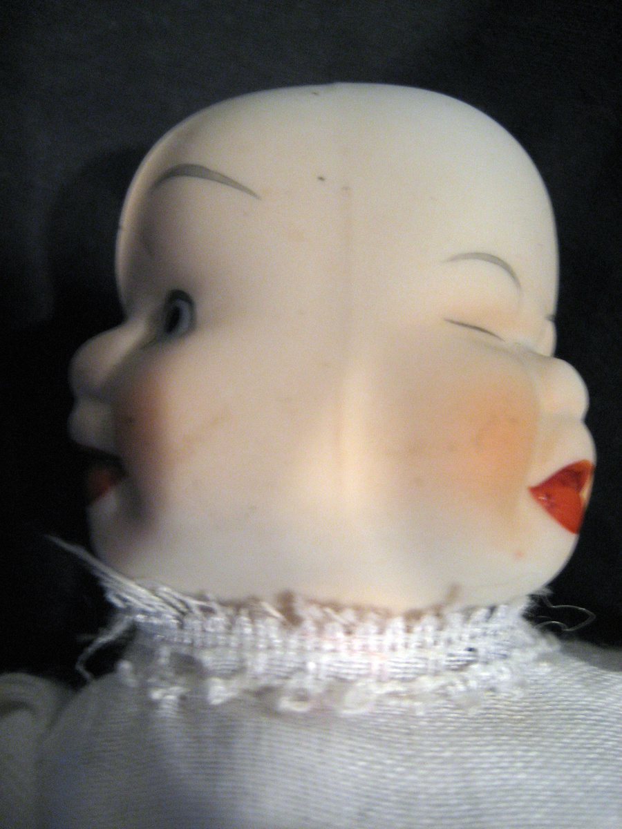 ThreeFaced Doll with bisque head and hands Collectors Weekly