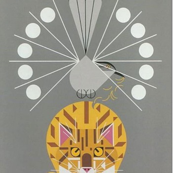 Charley Harper Catnip Serigraph - Animals