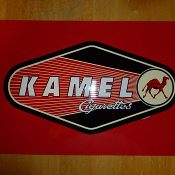 Red Kamel Promo tin sign 1998