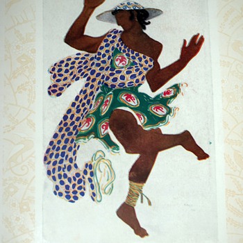 Serge de Diaghileff's Ballet Russe Souvenir - Art Nouveau