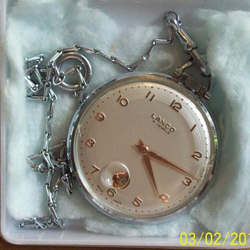 Langendorf Watch Co Lanco Pocket Watch 15 Jewels