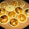 Delicious plate of celluloid buttons