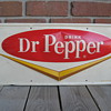 Dr Pepper metal sign