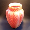 Loetz(?) Vase, Iridescent Pink Uranium!  Wow!