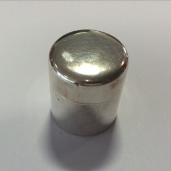 Sampson Mordan Travelling Inkwell, patented anti-spill design. - Office