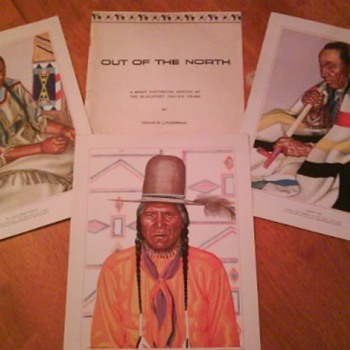 Blackfeet Indian Tribe Prints (set-24) - Native American